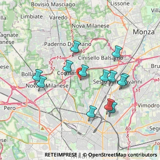 Mappa Via San Giacomo, 20091 Bresso MI, Italia (3.60462)