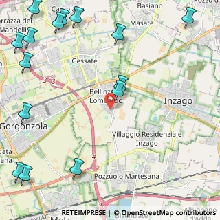Mappa Via Guglielmo Marconi, 20060 Bellinzago Lombardo MI, Italia (3.39733)
