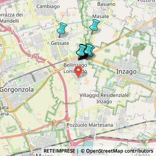 Mappa Via Guglielmo Marconi, 20060 Bellinzago Lombardo MI, Italia (1.21571)