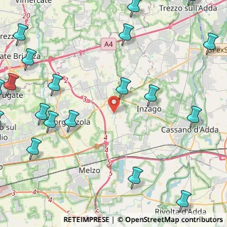 Mappa Via Guglielmo Marconi, 20060 Bellinzago Lombardo MI, Italia (6.6895)