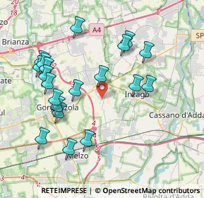 Mappa Via Guglielmo Marconi, 20060 Bellinzago Lombardo MI, Italia (4.102)