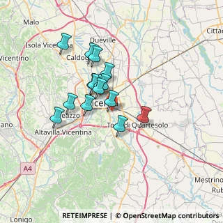 Mappa Strada di Casale, 36100 Vicenza VI, Italia (5.24333)