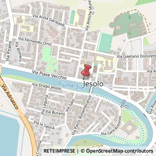 Mappa Via Piave Vecchio, 4, 30016 Jesolo, Venezia (Veneto)
