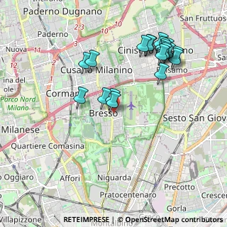 Mappa Via Mulino, 20091 Bresso MI, Italia (2.0825)