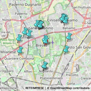 Mappa Via Mulino, 20091 Bresso MI, Italia (1.9945)