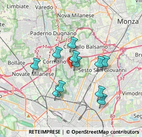 Mappa Via Mulino, 20091 Bresso MI, Italia (2.91455)