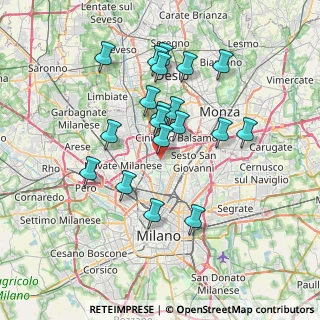 Mappa , 20091 Bresso MI, Italia (6.58421)