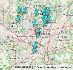 Mappa , 20091 Bresso MI, Italia (6.89526)