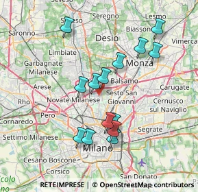 Mappa , 20091 Bresso MI, Italia (6.90643)