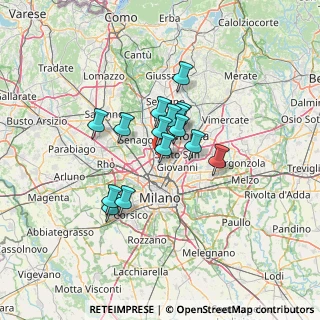 Mappa , 20091 Bresso MI, Italia (9.296)