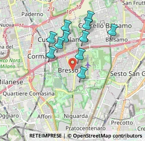 Mappa , 20091 Bresso MI, Italia (1.56727)