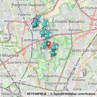 Mappa , 20091 Bresso MI, Italia (1.37833)