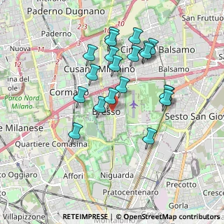 Mappa , 20091 Bresso MI, Italia (1.7275)