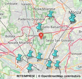 Mappa , 20091 Bresso MI, Italia (5.25417)