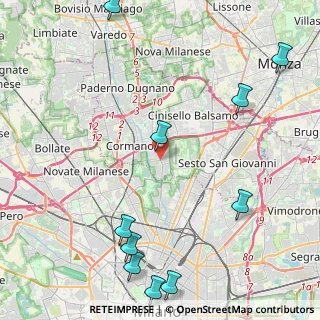 Mappa , 20091 Bresso MI, Italia (6.39833)
