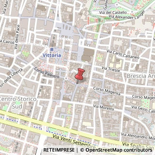 Mappa Corso zanardelli giuseppe 26, 25121 Brescia, Brescia (Lombardia)