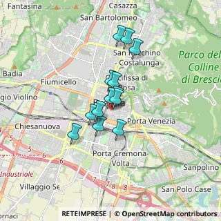Mappa Via Paganora, 25121 Brescia BS, Italia (1.15077)