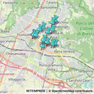 Mappa Via Paganora, 25121 Brescia BS, Italia (1.11857)
