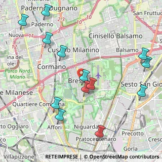 Mappa Via Vittorio Veneto, 20091 Bresso MI, Italia (2.46692)