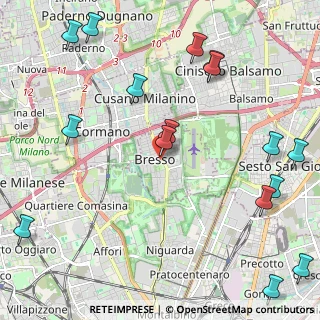 Mappa Via Vittorio Veneto, 20091 Bresso MI, Italia (2.9075)