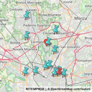 Mappa Via Vittorio Veneto, 20091 Bresso MI, Italia (4.72692)