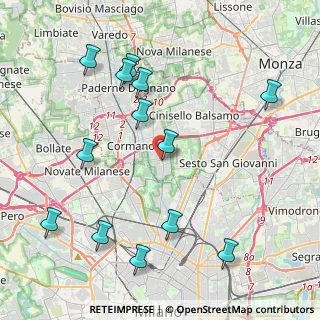 Mappa Via Vittorio Veneto, 20091 Bresso MI, Italia (4.74462)
