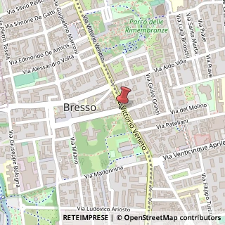 Mappa Via Giulio Centurelli, 2, 20091 Bresso, Milano (Lombardia)