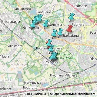 Mappa Via Monsignor Paleari, 20010 Pogliano Milanese MI, Italia (1.63625)