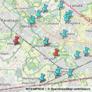 Mappa Piazza Enzo Tarantelli, 20005 Pogliano Milanese MI, Italia (2.782)