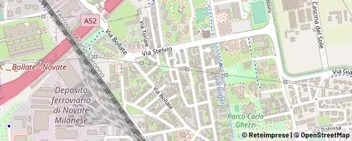 Mappa Novate Milanese