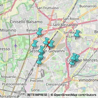 Mappa Via S. Giovanna D'Arco, 20099 Sesto San Giovanni MI, Italia (1.58455)