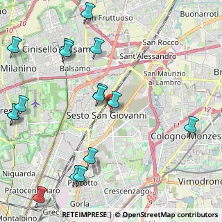 Mappa Via S. Giovanna D'Arco, 20099 Sesto San Giovanni MI, Italia (2.79938)