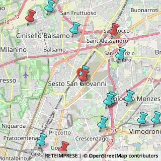 Mappa Via S. Giovanna D'Arco, 20099 Sesto San Giovanni MI, Italia (2.83733)