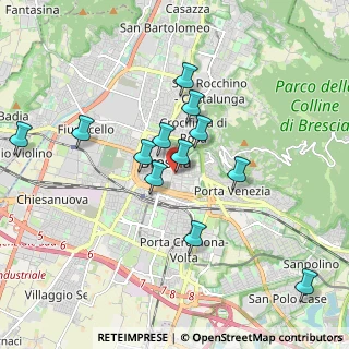 Mappa Via Antiche Mura, 25121 Brescia BS, Italia (1.71583)