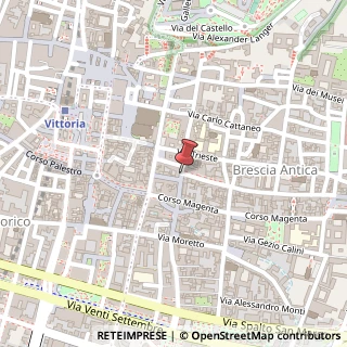 Mappa Via Gabriele Rosa, 34, 25121 Brescia, Brescia (Lombardia)