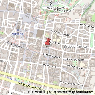 Mappa Via Antiche Mura, 6, 25121 Brescia, Brescia (Lombardia)