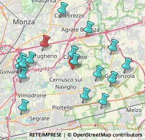 Mappa SP 121 Km. 5700, 20063 Cernusco sul Naviglio MI, Italia (4.42647)