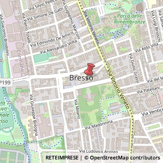 Mappa Via Giulio Centurelli, 46, 20091 Bresso, Milano (Lombardia)