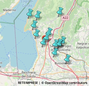 Mappa Via Don Domenico Martin, 37010 Cavaion Veronese VR, Italia (5.65286)