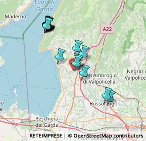 Mappa Via Don Domenico Martin, 37010 Cavaion Veronese VR, Italia (7.54211)