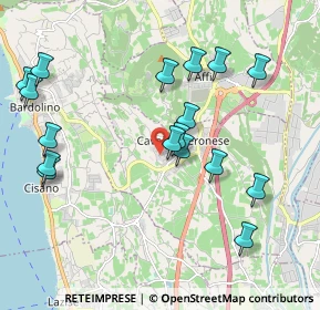 Mappa Via Don Domenico Martin, 37010 Cavaion Veronese VR, Italia (2.13176)