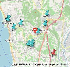 Mappa Via Don Domenico Martin, 37010 Cavaion Veronese VR, Italia (2.20583)