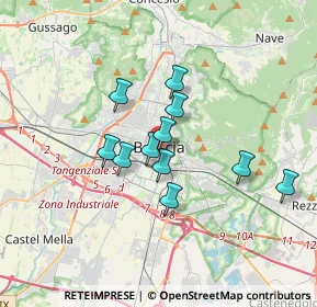 Mappa Via Annibale Calini, 25121 Brescia BS, Italia (2.58455)