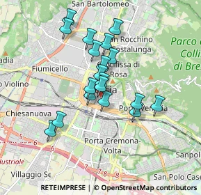 Mappa Via Annibale Calini, 25121 Brescia BS, Italia (1.42211)