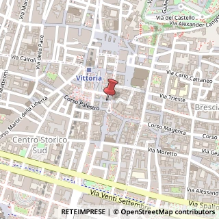 Mappa Via Fratelli Dandolo,  5, 25121 Brescia, Brescia (Lombardia)