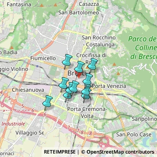 Mappa Corsia del Gambero, 25121 Brescia BS, Italia (1.13273)