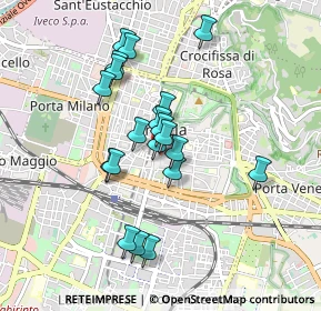 Mappa Via Annibale Calini, 25121 Brescia BS, Italia (0.7585)
