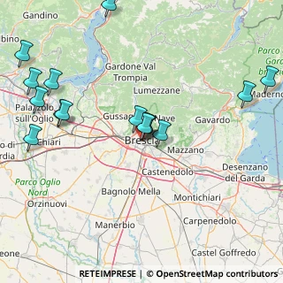 Mappa Corsia del Gambero, 25121 Brescia BS, Italia (18.66333)