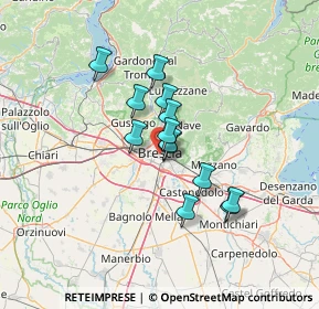 Mappa Via Annibale Calini, 25121 Brescia BS, Italia (9.56)