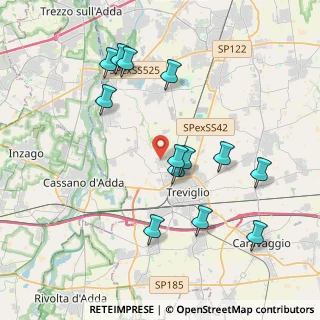 Mappa Via Geromina, 24047 Treviglio BG, Italia (3.96231)